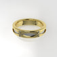 14K Gold Wedding Ring with 12 Diamonds, STT: Bezel, For men or women