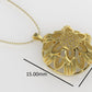 14K Gold Pendant with Filigree, Only Pendant, Flower Style
