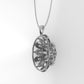 14K Gold Pendant with Filigree, Only Pendant, Flower Style