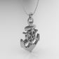 14K Gold Pendant, Only Pendant, Boat Anchor Style on both sides