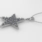 14K Gold Pendant with 21 Diamonds, STT: Prong, Only Pendant, Star Style