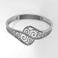 14K Gold Ring with spiral shaped