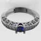 14K Gold Ring with 29 Stones, Stt: Prong