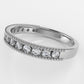 14K Half Eternity Miligree Ring with 15 Diamonds
