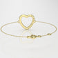 14k Bracelet with 12 DIAMOND 1.3mm VS1 each, split cut