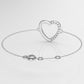 14k Bracelet with 12 DIAMOND 1.3mm VS1 each, split cut