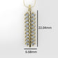 Gold Pendant with 18 Diamond VS1, Only Pendant, "4 Prongs"