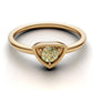 14K Gold Ring with 1 Citrine, STT: 3-Prong