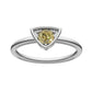 14K Gold Ring with 1 Citrine, STT: 3-Prong
