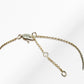 14K Gold Eye Shaped Bracelet