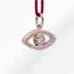 14K 0.03ct. t.w Diamond Eye Pendant