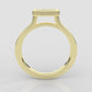 14k gold ring with 18 MOISSANITE 27CT, engagement ring, everyday wear, it is comfortable and elegant